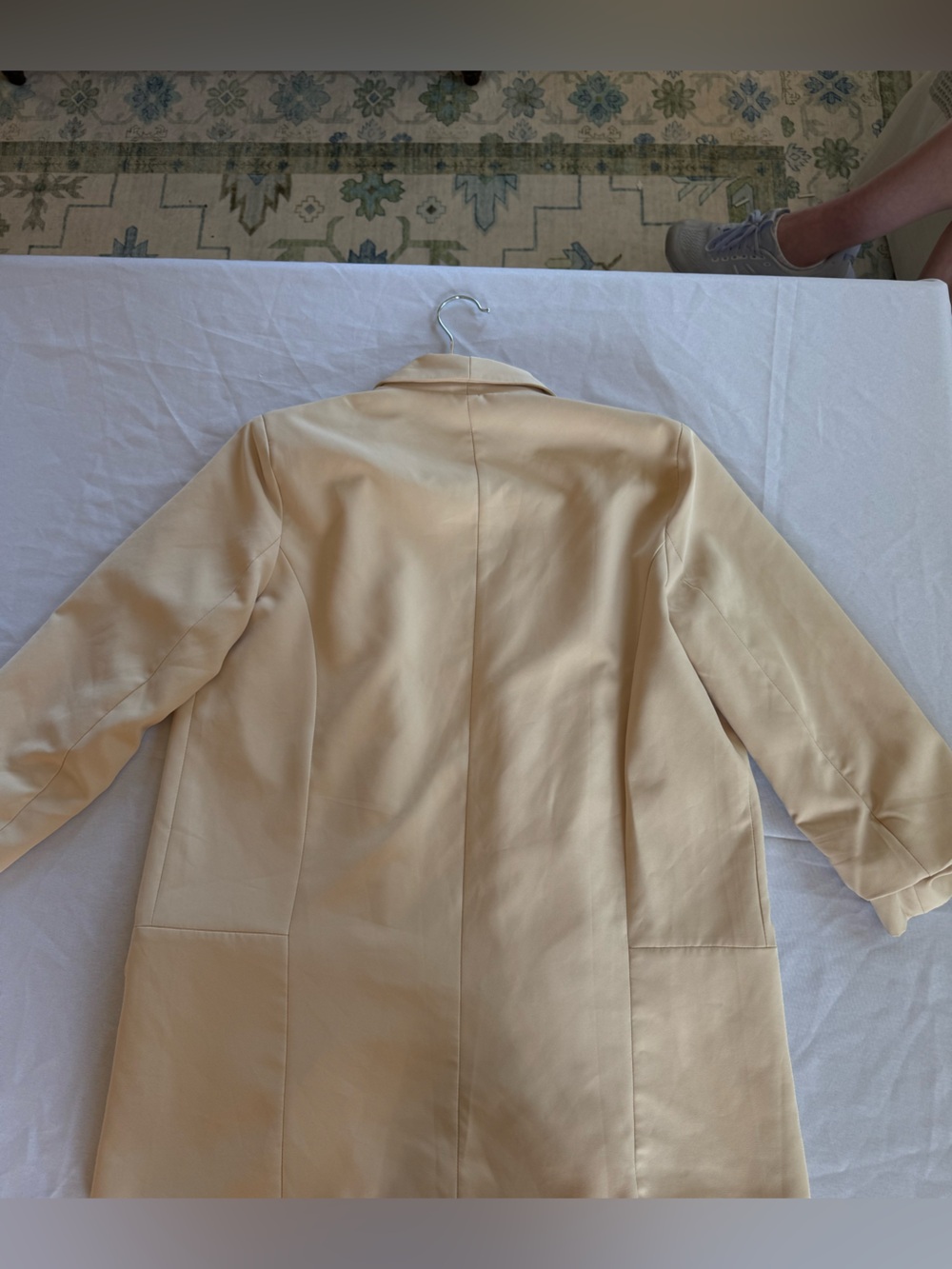 Boutique Women's Cream Relaxed Blazer Jacket strut and bolt - Picture 6 of 6